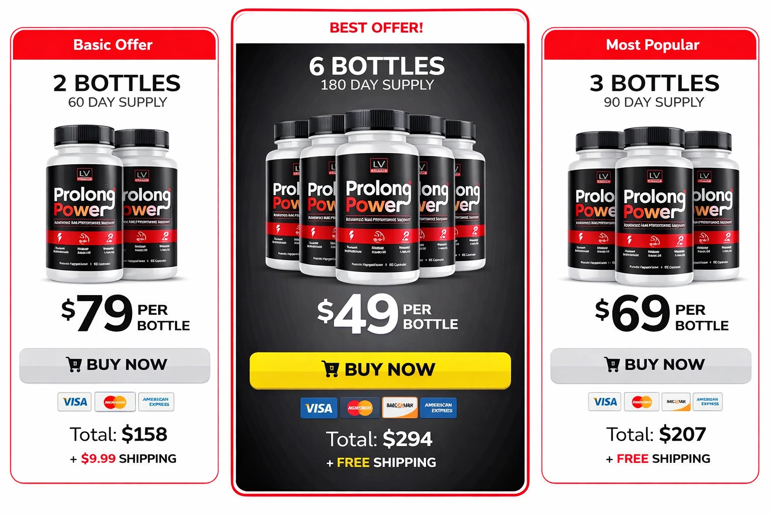 Prolong Power   Pricing Details